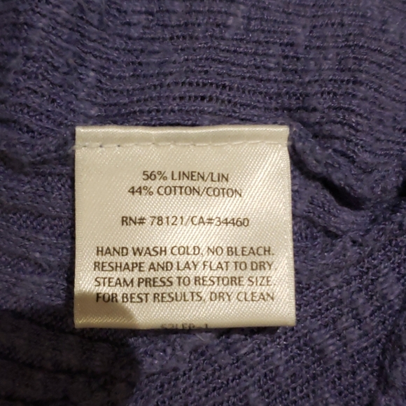 Eileen Fisher Linen and Cotton Cardigan size S - Picture 7 of 7